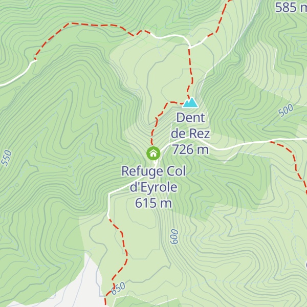 Map of Refuge Col d'Eyrole