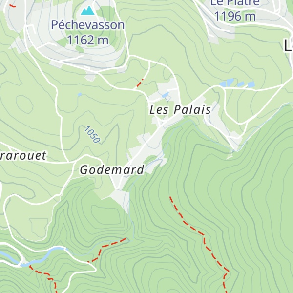 Map of Gîte du Mont-Pilat