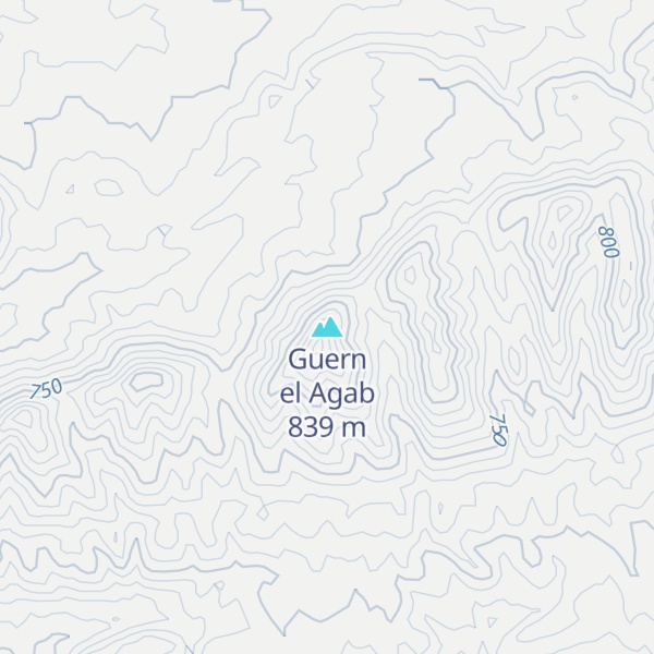 Map of Guern el Agab