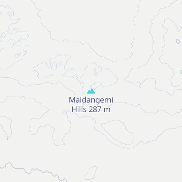 Map of Maidangemi Hills