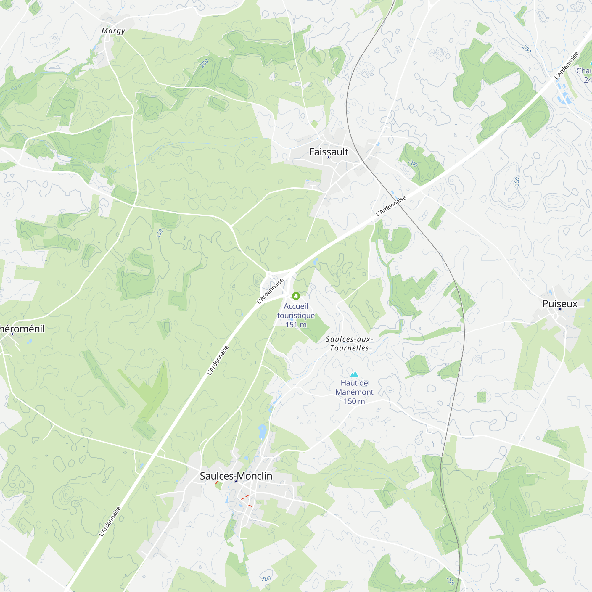 Accueil touristique map