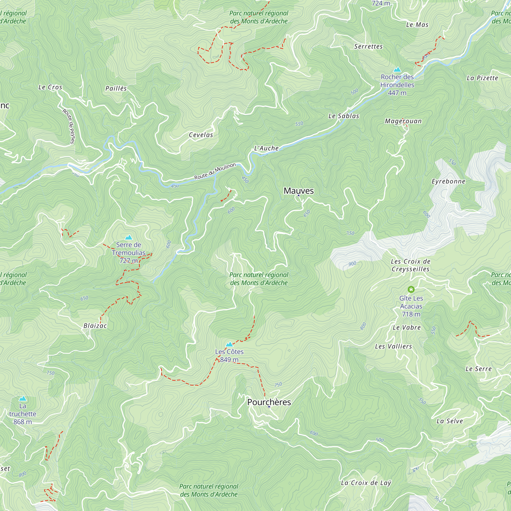 Chataignere map