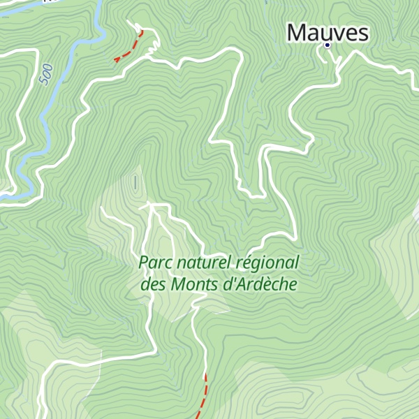 Map of Chataignere
