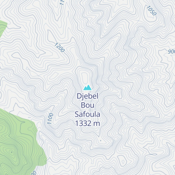 Map of Djebel Bou Safoula