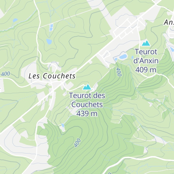 Map of Teurot des Couchets