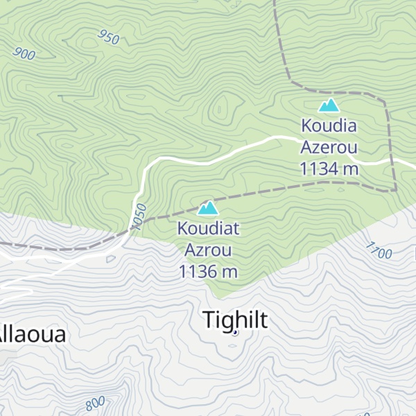 Map of Koudiat Azrou
