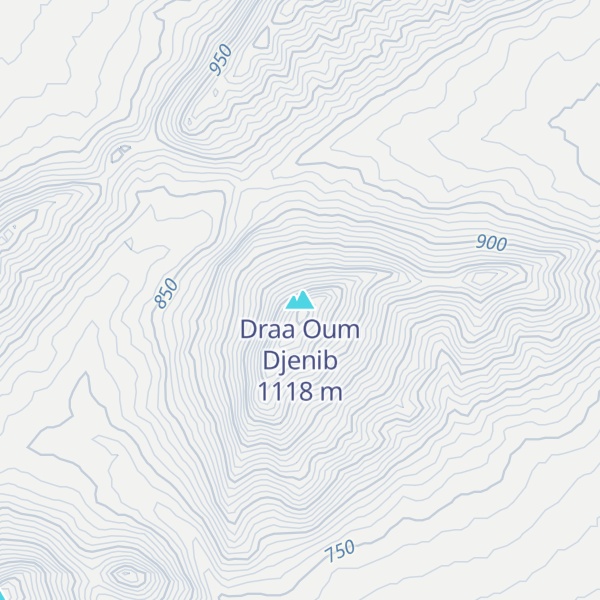 Map of Draa Oum Djenib