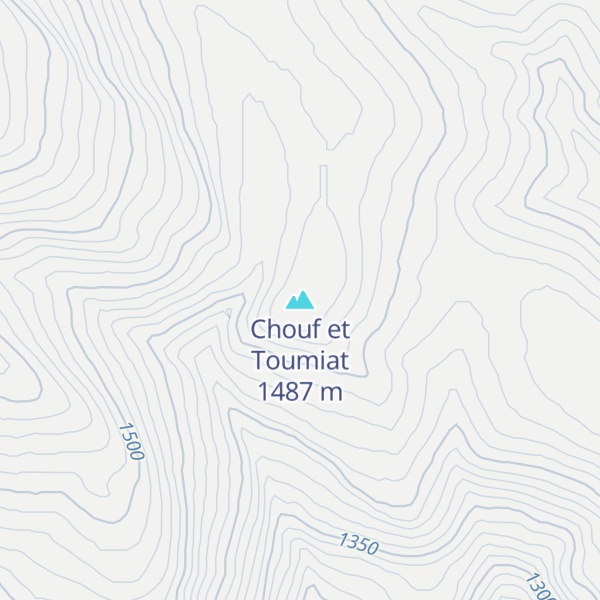 Map of Chouf et Toumiat