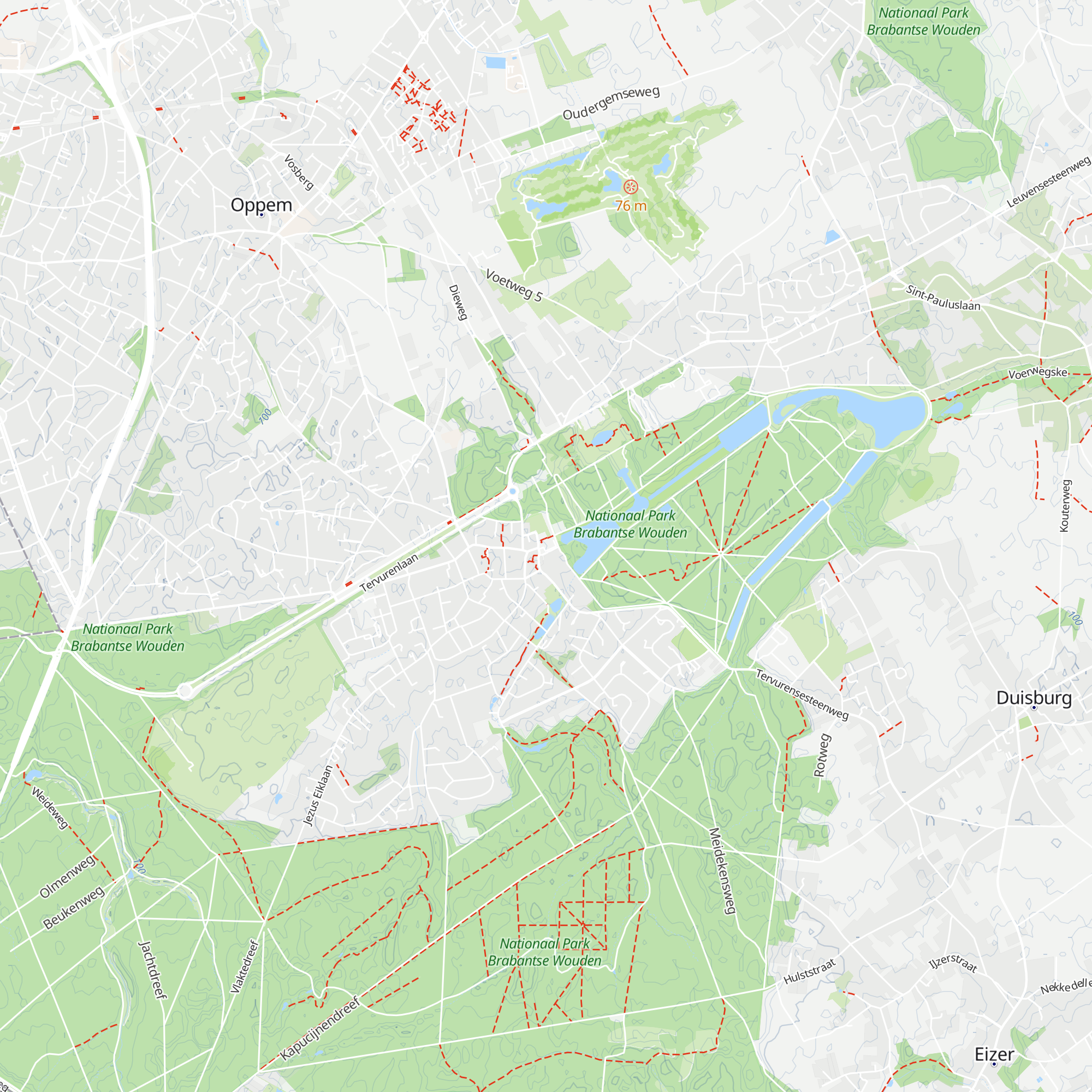 Visit Tervuren map