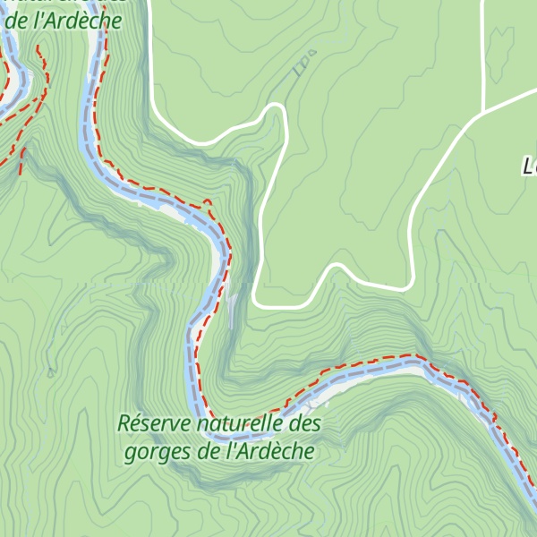 Map of Rapide de la Fève