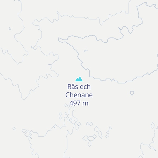 Map of Râs ech Chenane