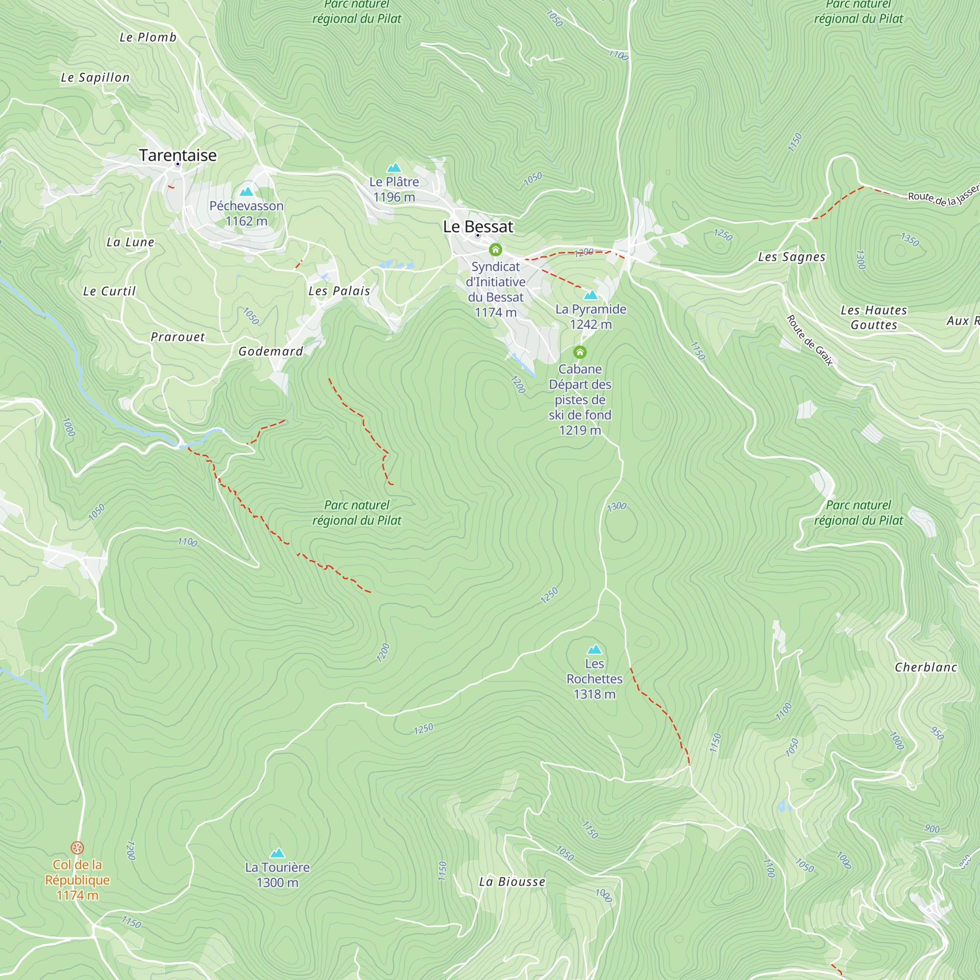 Maison des gardes map