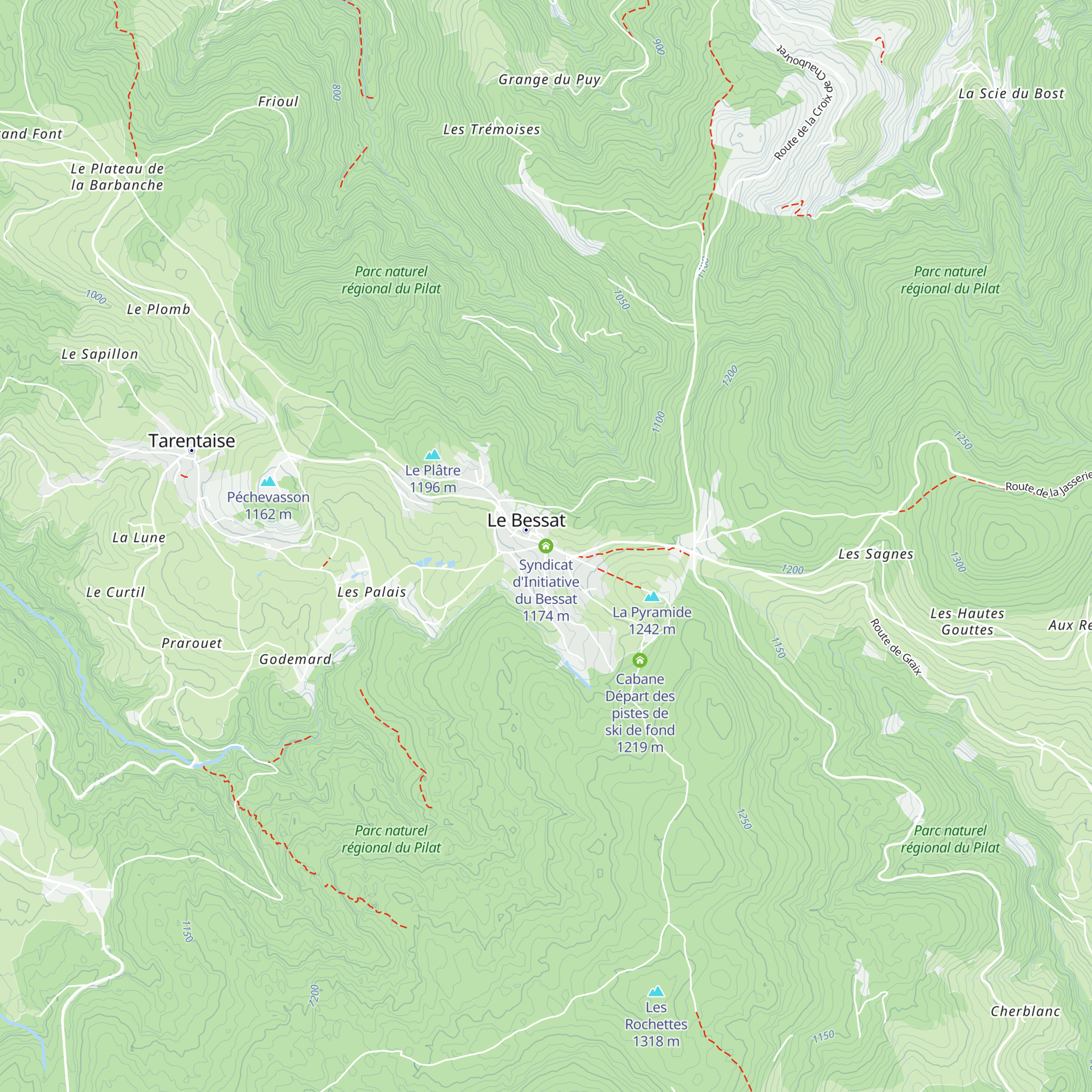 Syndicat d'Initiative du Bessat map