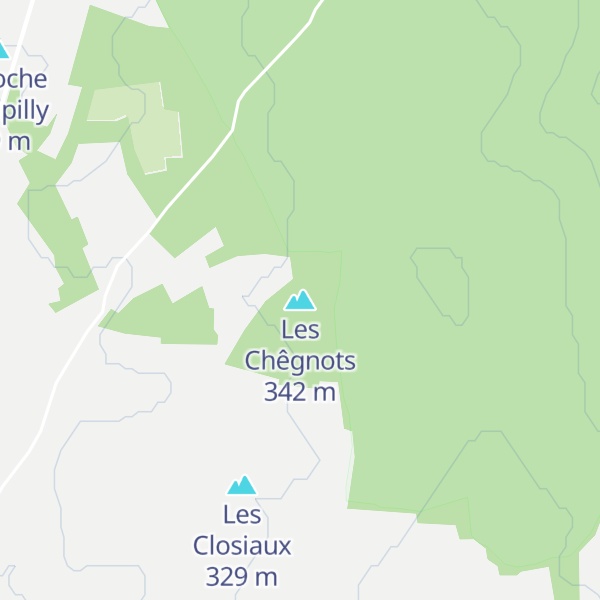 Map of Les Chêgnots