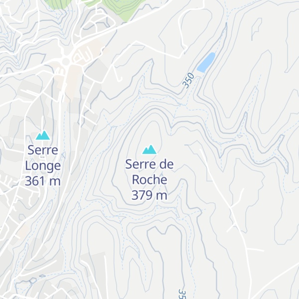 Map of Serre de Roche