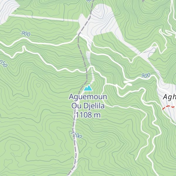 Map of Aguemoun Ou Djelila