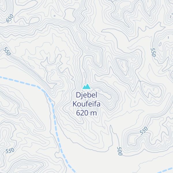 Map of Djebel Koufeïfa
