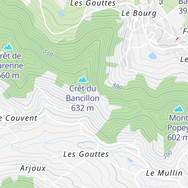 Map of Cabane de Bancillon