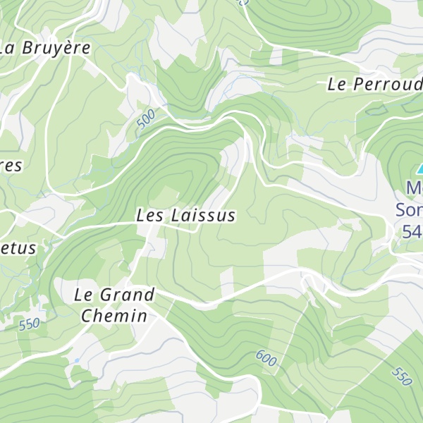 Map of Gîte Les Laissus
