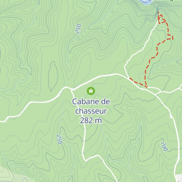 Map of Cabane de chasseur