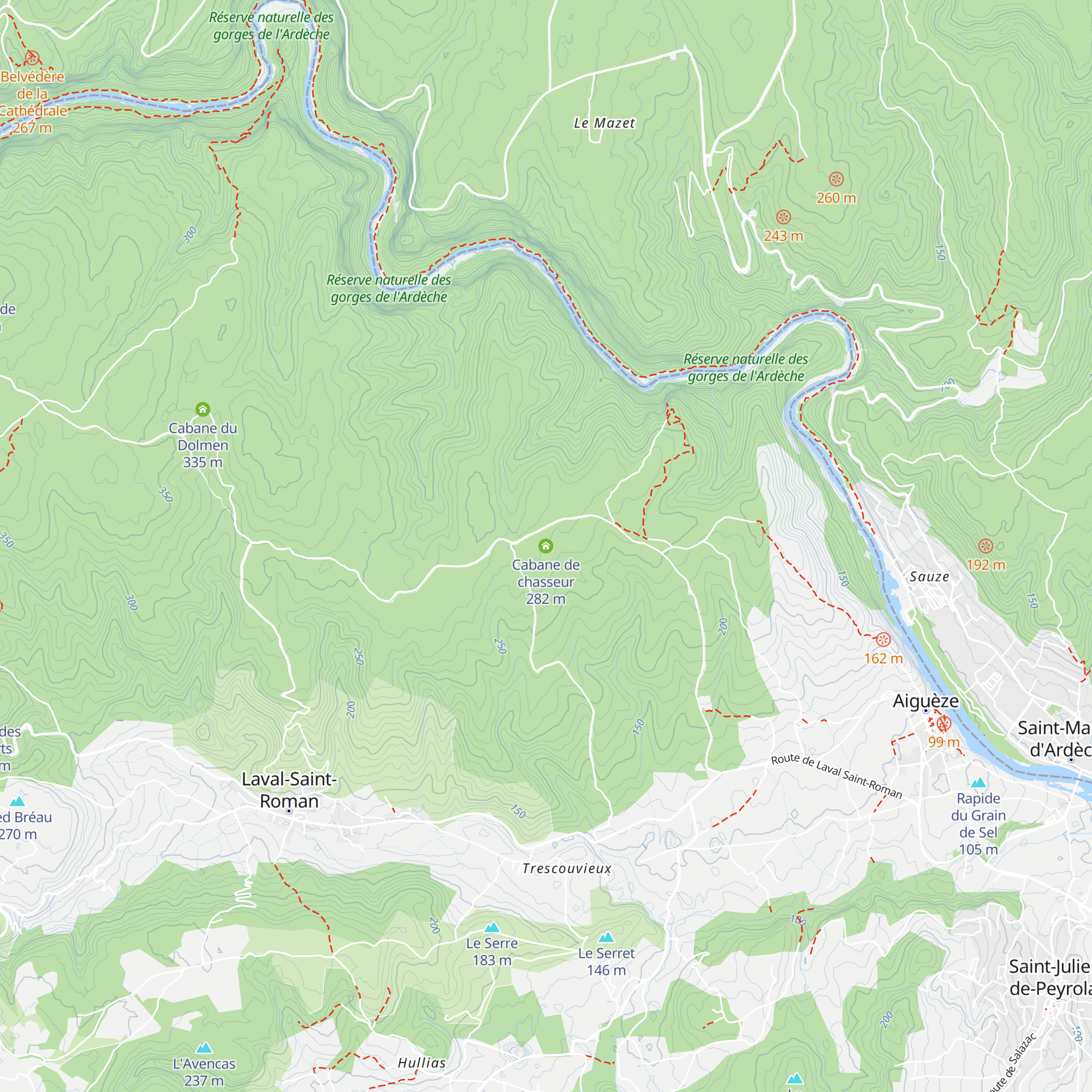Cabane de chasseur map