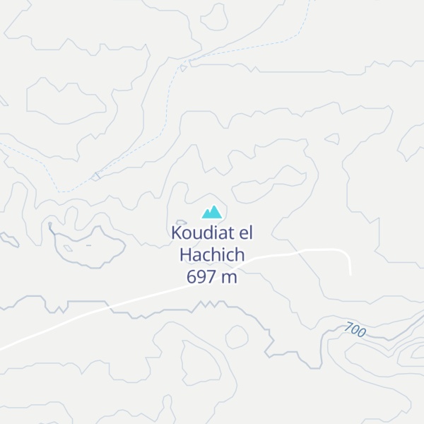 Map of Koudiat el Hachich