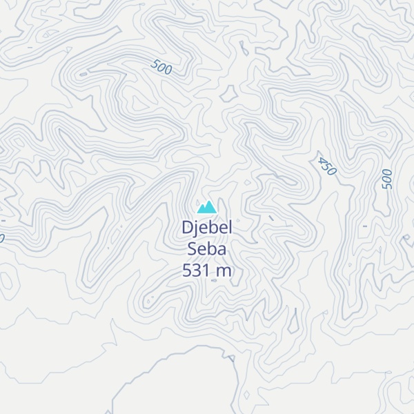 Map of Djebel Seba
