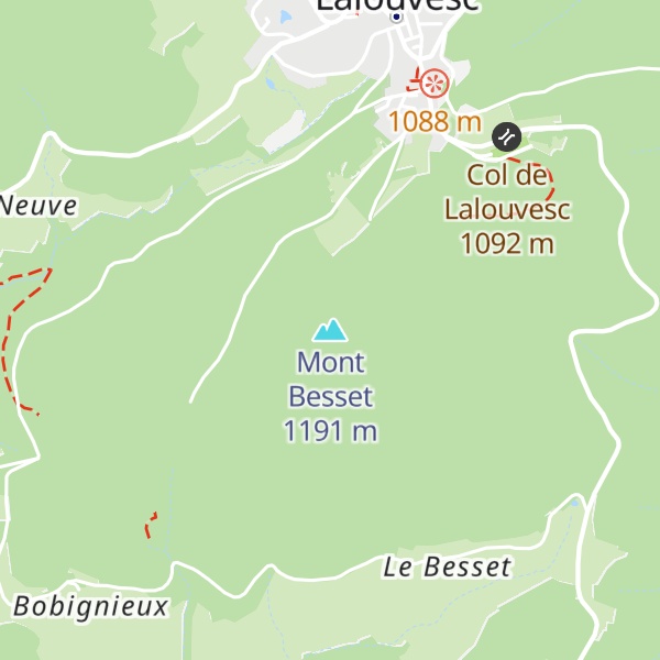 Map of Mont Besset