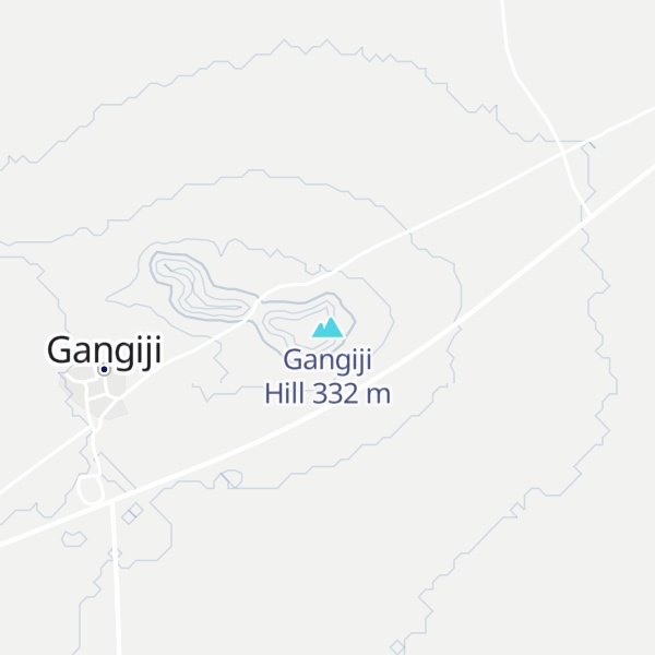 Map of Gangiji Hill