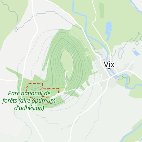 Map of Mont Lassois