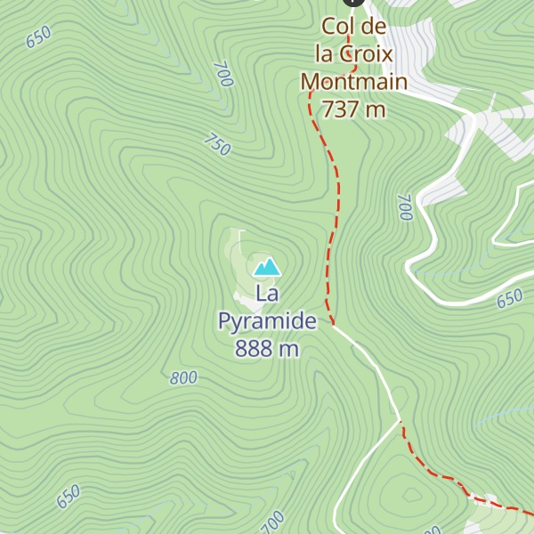 Map of La Pyramide