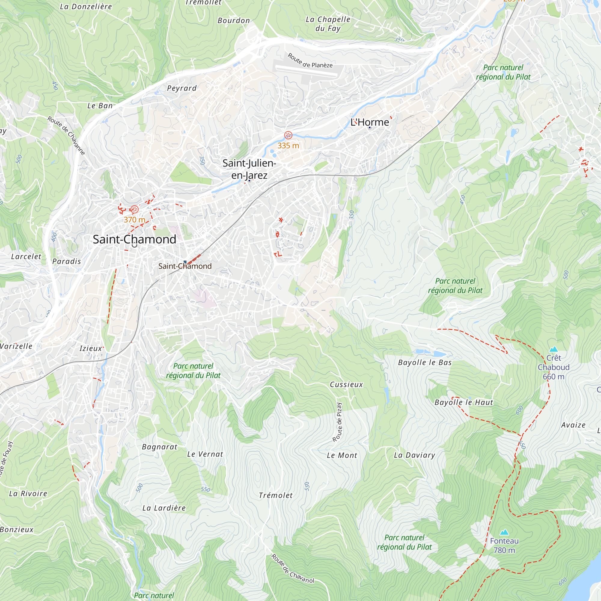 Administration accueils de loisirs Pablo Neruda et Bujarret map