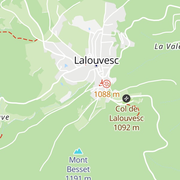 Map of Gîte d'étape communal