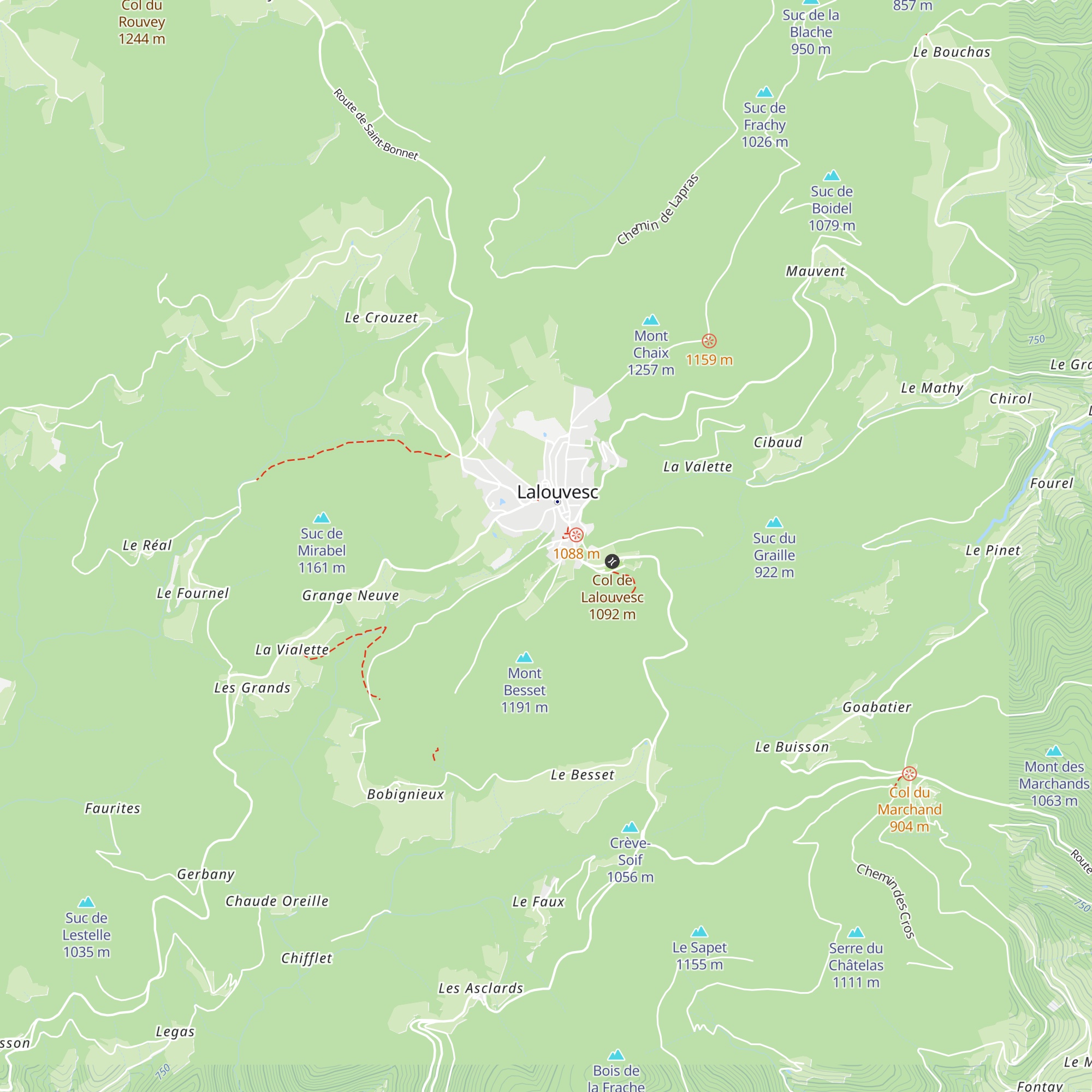 Gîte d'étape communal map