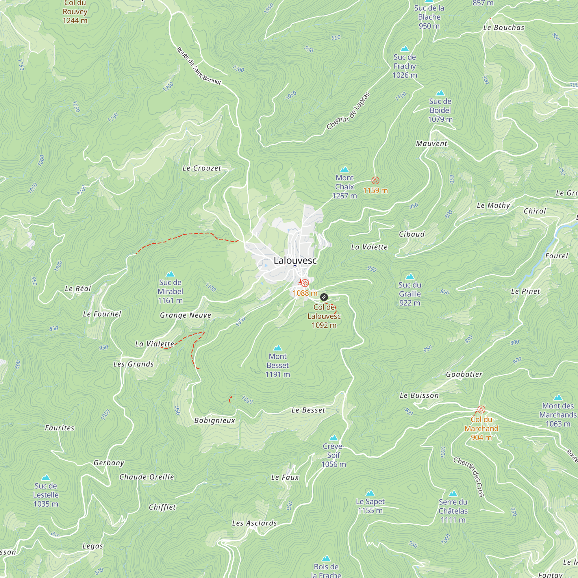 Gîte d'étape communal map