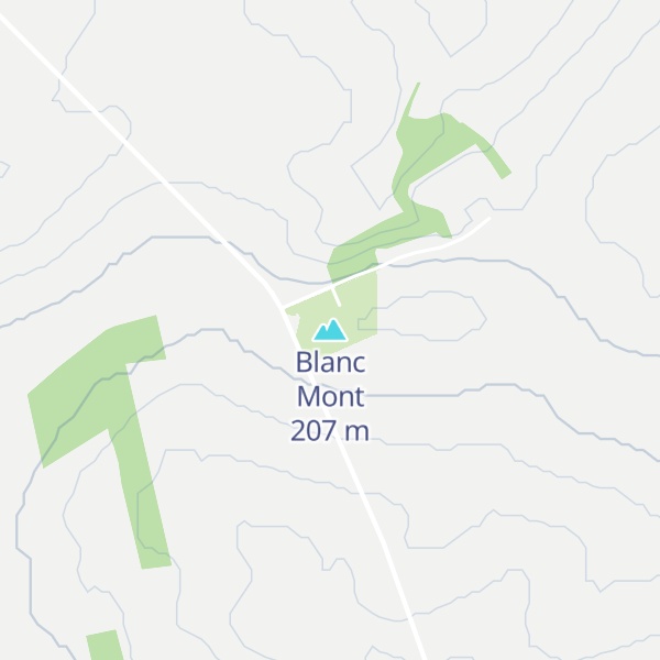 Map of Blanc Mont
