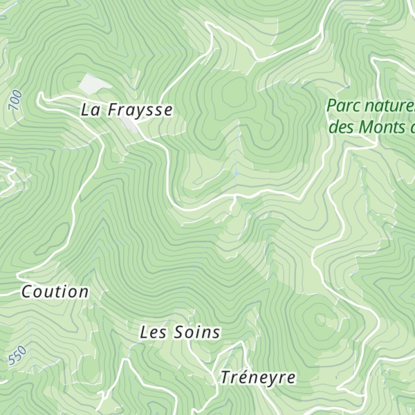 Map of Gîte de Fontfreyde