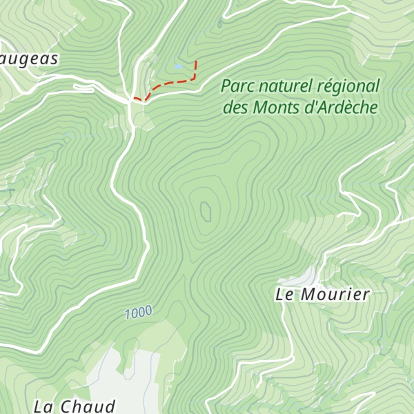 Map of Serre du Chirat Blanc