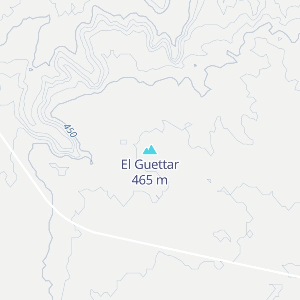 Map of El Guettar