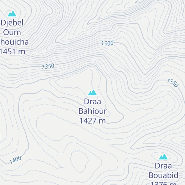 Map of Draa Bahiour