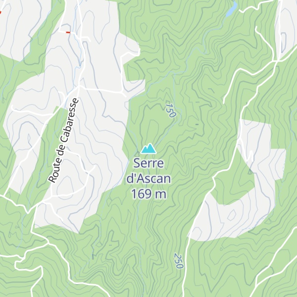 Map of Serre d'Ascan