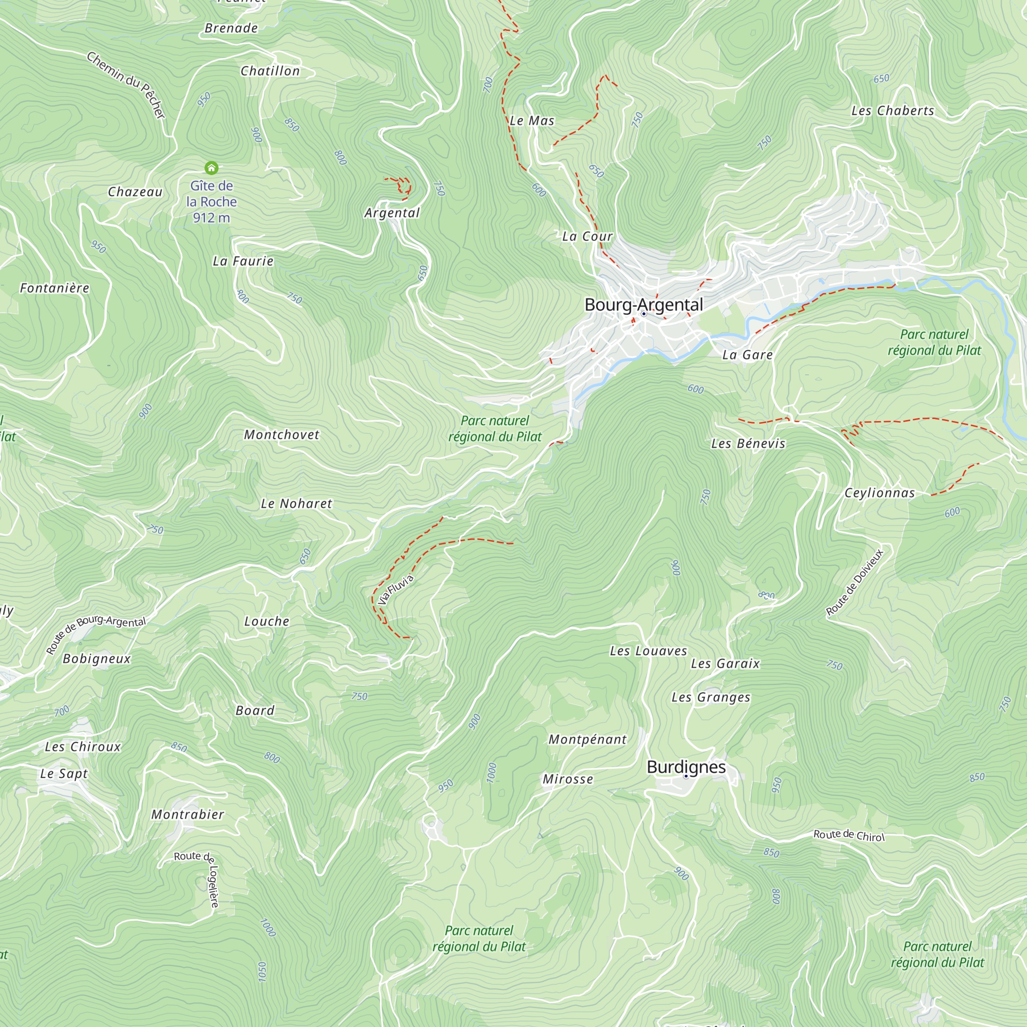 Gîte d'étape de Mounes map