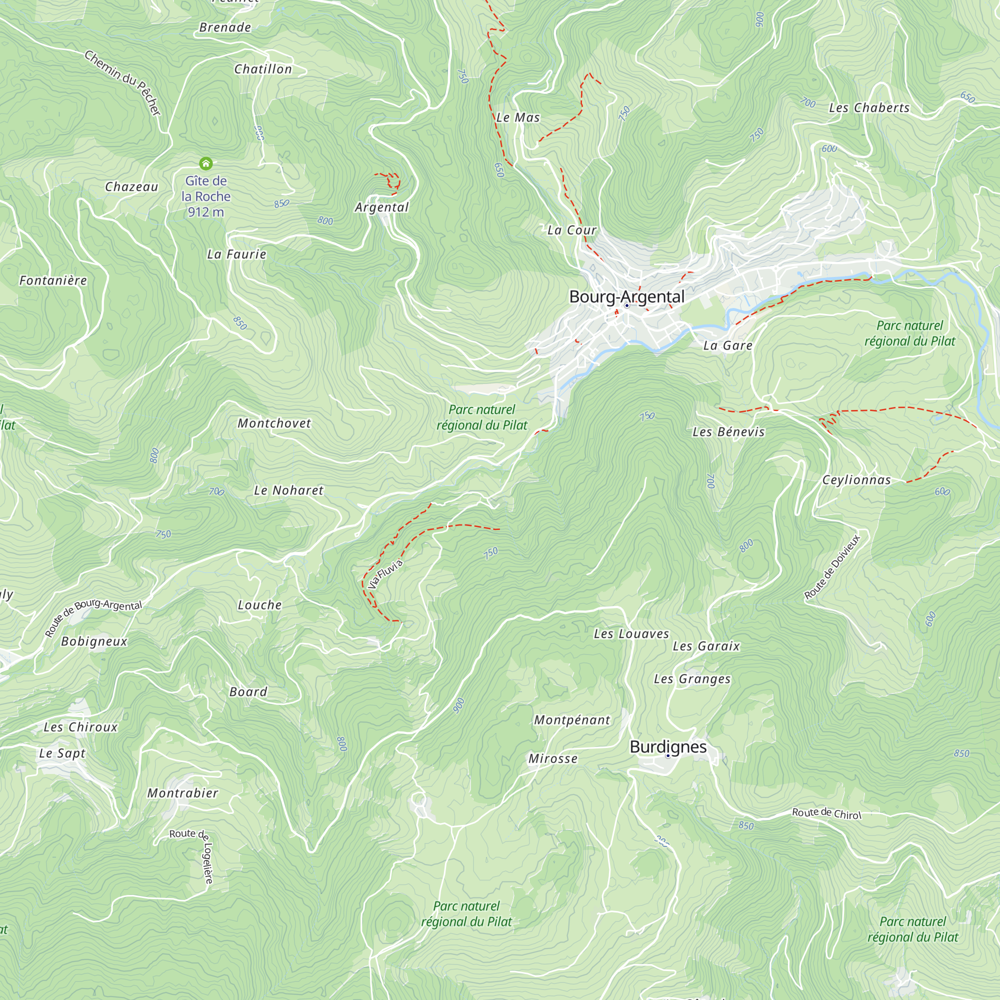 Gîte d'étape de Mounes map