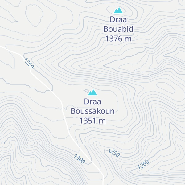 Map of Draa Boussakoun