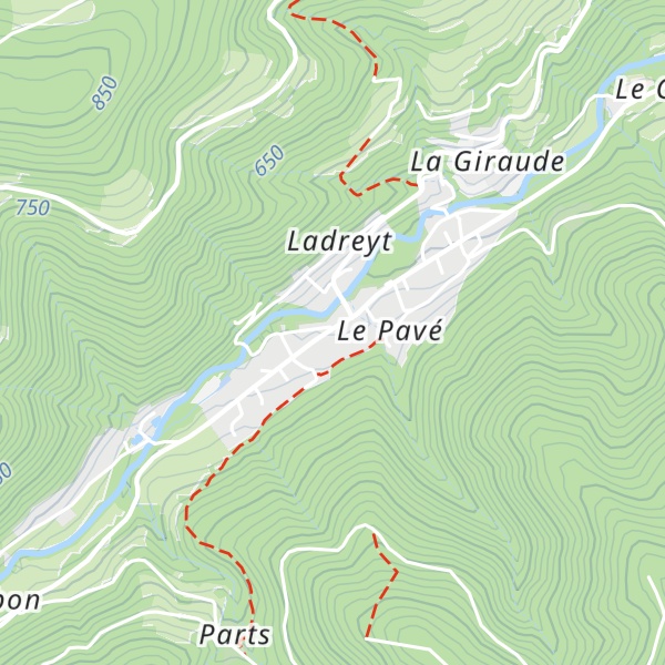 Map of Gîte Vial