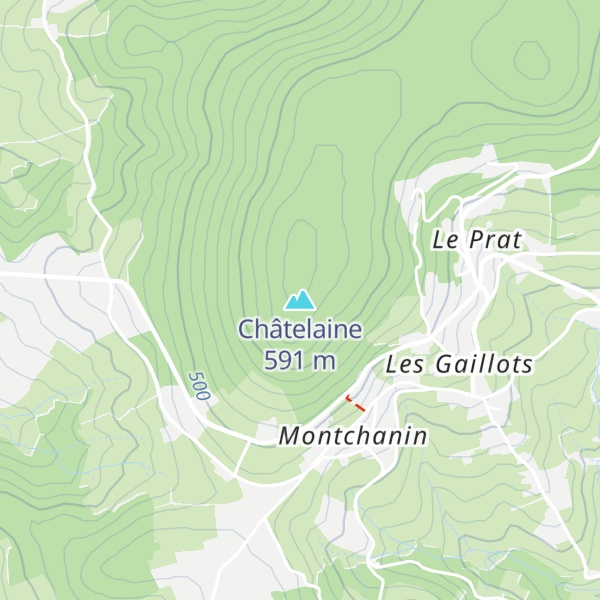 Map of Châtelaine