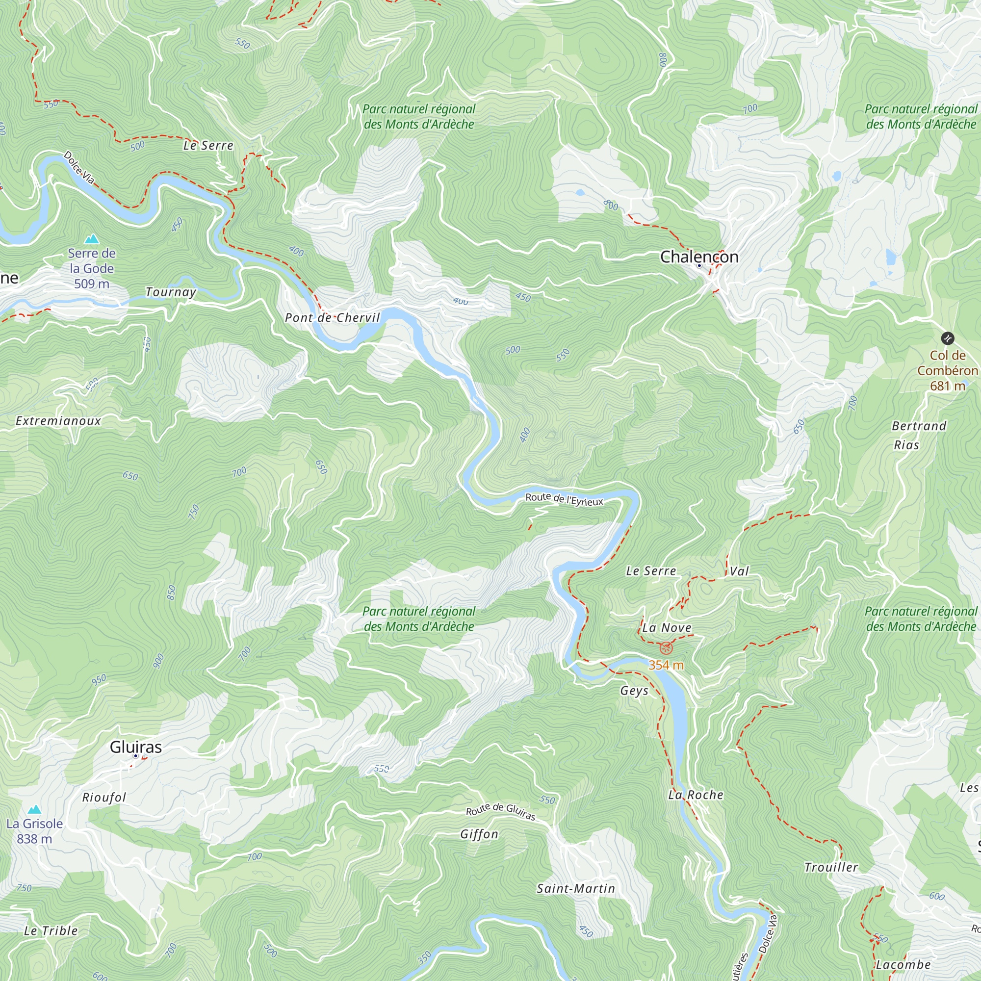 Gîte Pierre & Marie map