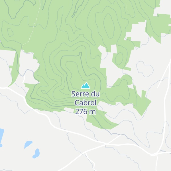 Map of Serre du Cabrol