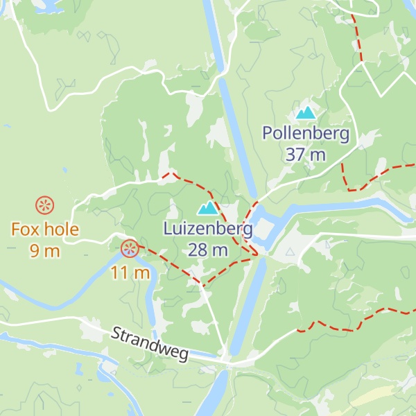 Map of Luizenberg
