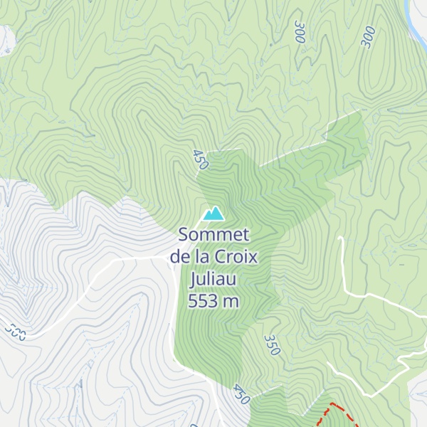Map of Sommet de la Croix Juliau